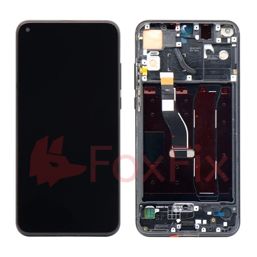ЖК дисплей FoxFix для Huawei Honor View 20 сенсорный экран с дигитайзером и рамкой замены