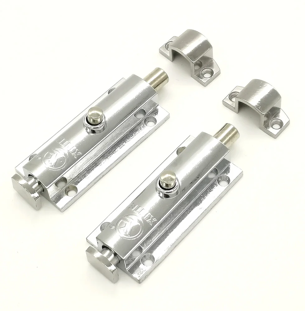 Xinte MS406 automatic spring bolt zinc alloy door lock button type wardrobe door bolt switch cabinet open door latch door handle lock door lock latch