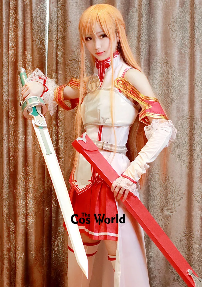 Sword Art Online Asuna Yuuki Asuna Dress Cosplay costume – TrendsinCosplay