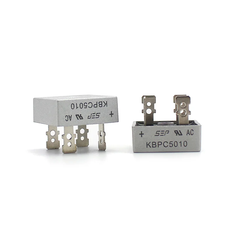 Diode Bridge Rectifier 2PCS/Lot KBPC5010 Diode bridge rectifiers diodes 50A 1000V KBPC 5010 power rectifier diode electronic components