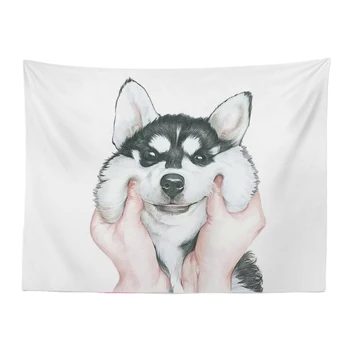 

Warm And Lovely Dog ​​Tapestry Golden Retriever German Shepherd Camping Blanket Husky Labrador English Foxhound Wall Hanging