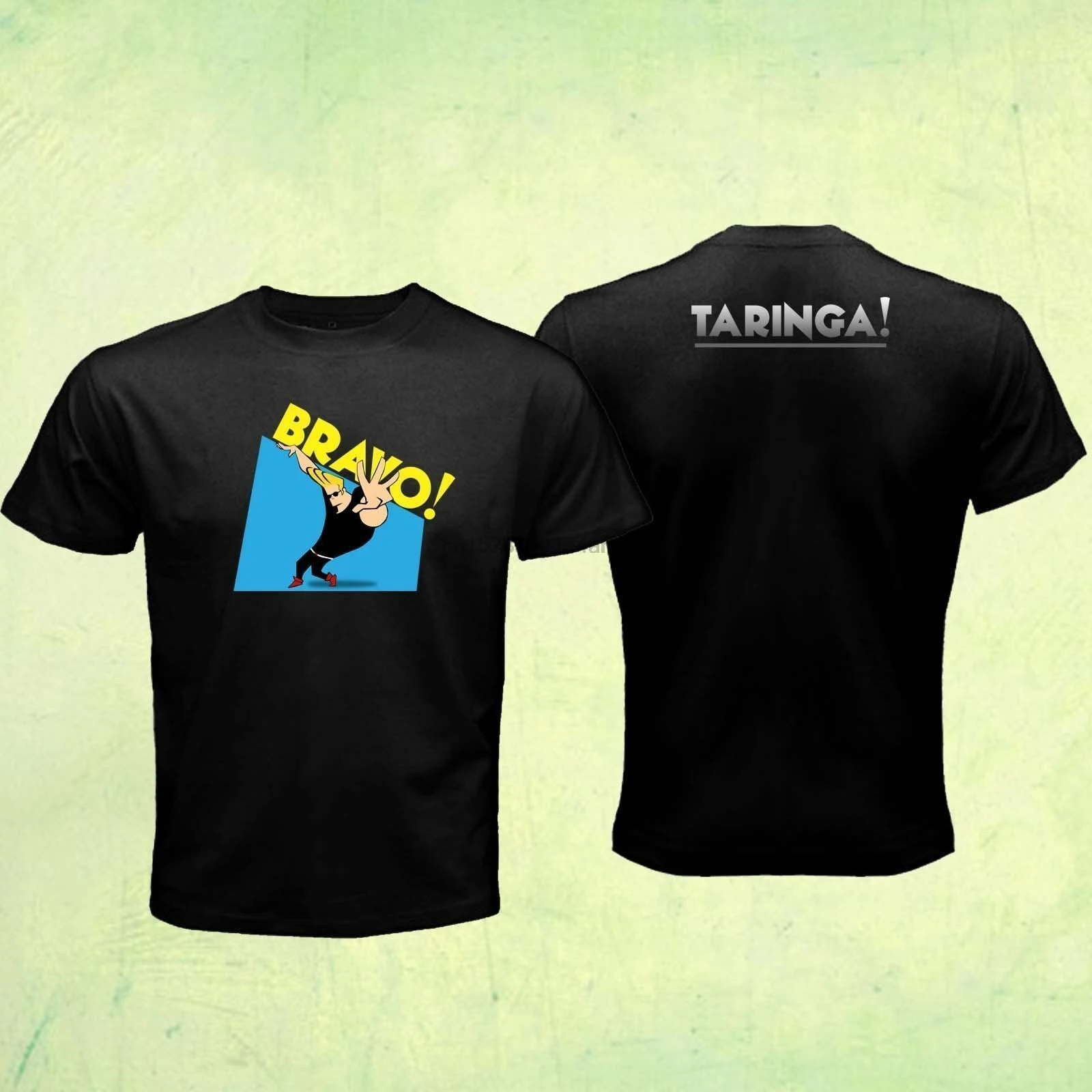 Johnny Bravo! Taringa Bravo American Animation Retro T-shirt | Мужская одежда