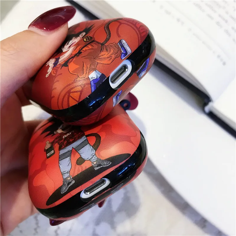 Горячие Dragon Ball Сон Гоку Дракон Мягкие силиконовые беспроводные наушники Зарядка