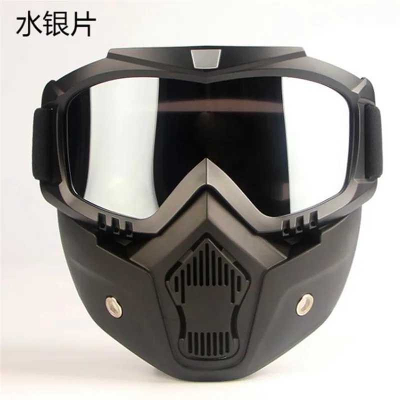 Full face anti-impact tactical goggles outdoor CS anti-fog riding eyeglasses mask