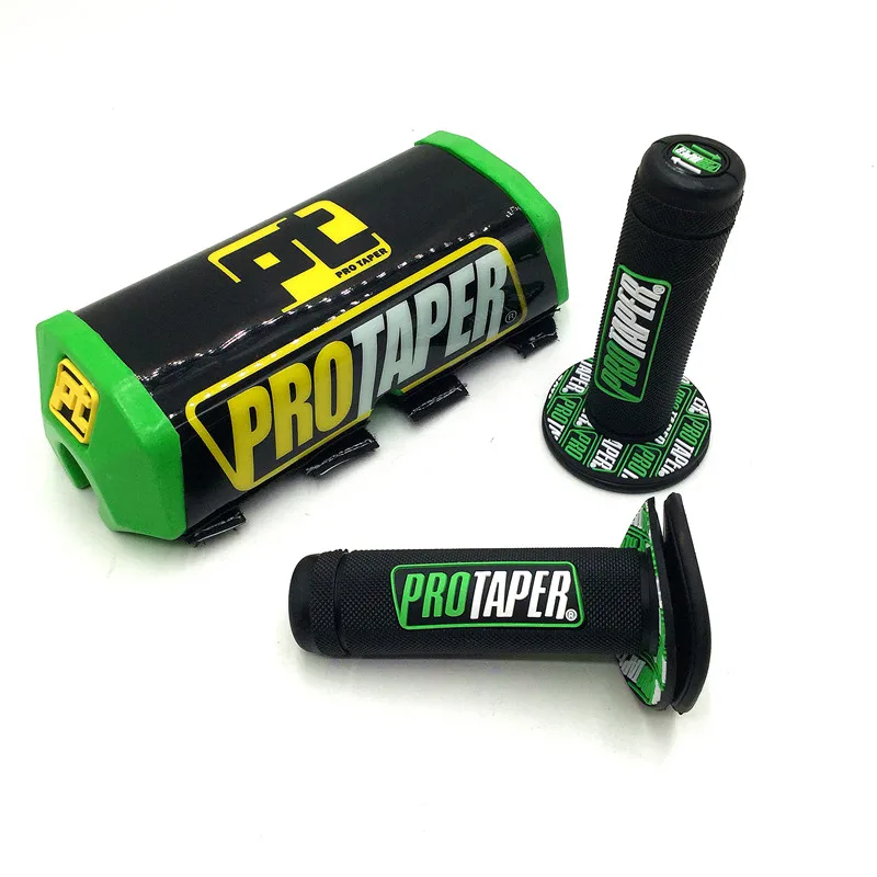 Green B Pro Taper 2,0 квадратная панель для руля, защитная накладка на грудь, Крестовина, подходит для 1-1/8 рукоятки, мотоцикла, грязи, велосипеда ямы - Цвет: Green B