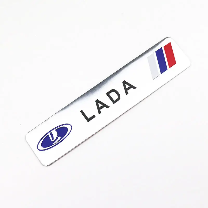 3 шт. наклейки для украшения автомобиля 3D алюминиевая эмблема значок наклейка для Lada Kalina Granta Priora Lada Niva Largus Samara автостайлинг