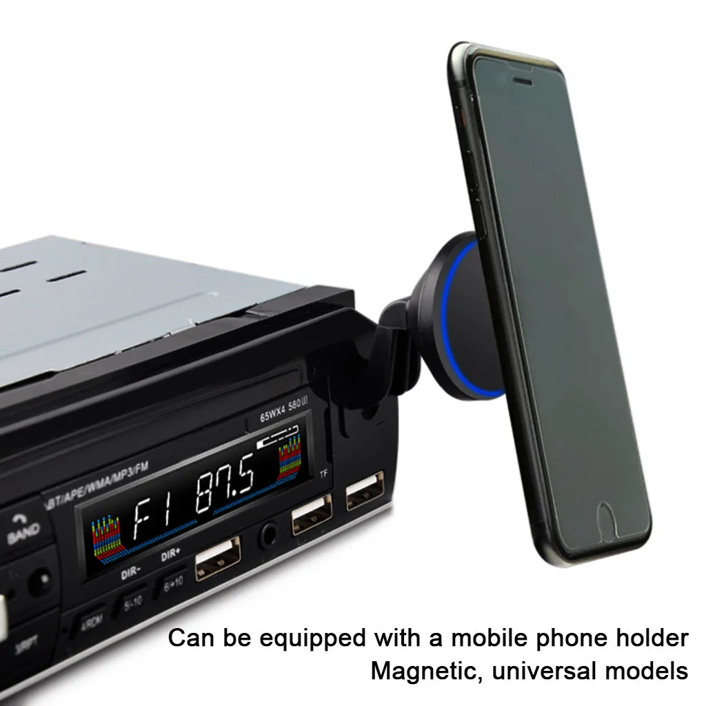 Универсальный автомобильный стерео радио Bluetooth In-dash головное устройство плеер FM MP3/USB/SD/AUX легко читаемый дисплей с подсветкой с функцией ID3