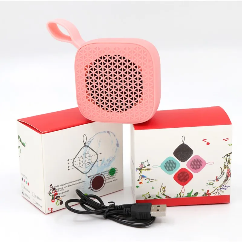 

Portable Mini Outdoor Bluetooth Speaker with Microphone Hands-free Sports Loudspeaker