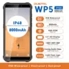 Oukitel WP5 5.5''HD+ 18:9 IP68&IP69 Waterproof 4GB 32GB Android 9.0 Quad Core 13MP MT6761 8000mAh Tri-proof 5V/2A Mobile Phone 2