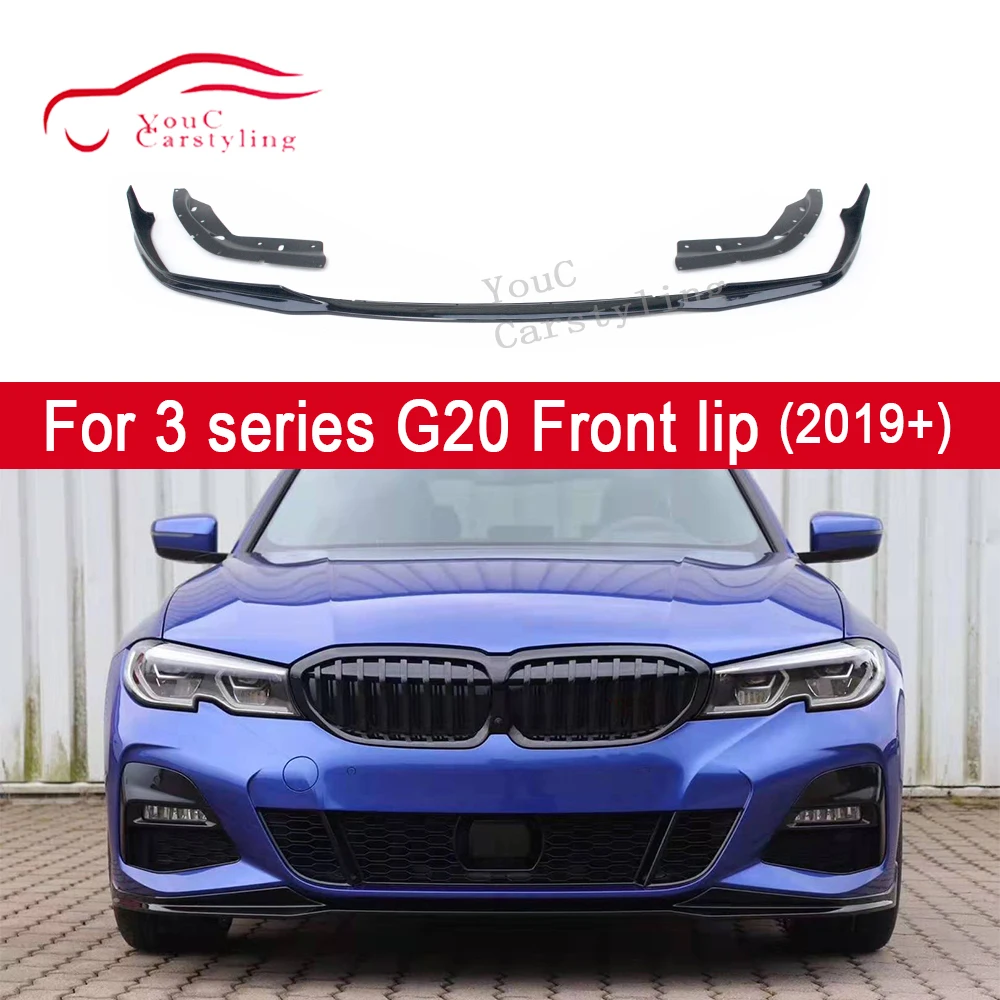 Передний бампер для BMW 3 серии G20 седан 2019 +|Амортизаторы| |