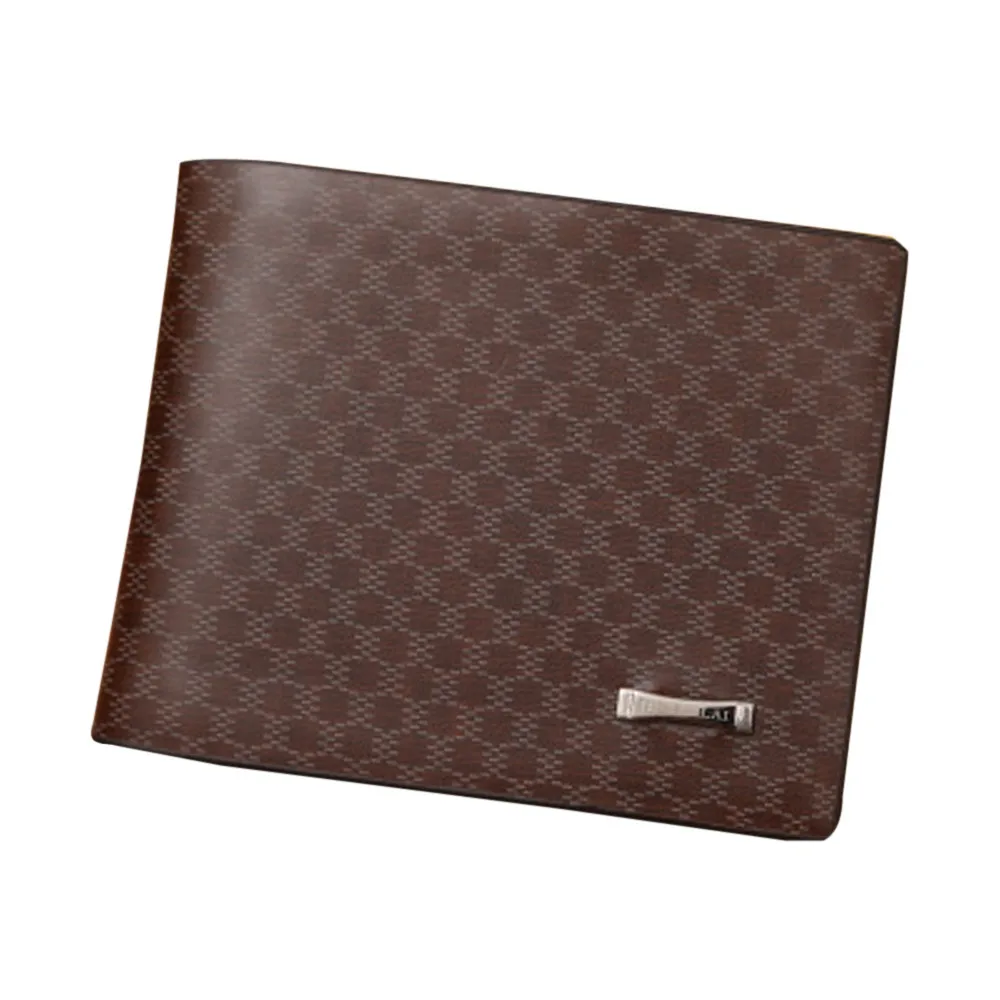 

Men solid color Bifold PU Leather Wallet multi-function Credit/ID Card Holder Mini Billfold Purse Wallet men wallet
