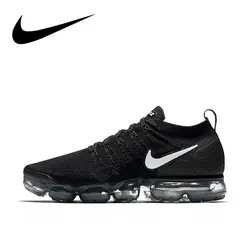 Оригинальная продукция Nike AIR VAPORMAX FLYKNIT 2,0 Аутентичные мужские спортивные уличные кроссовки дышащие прочные кроссовки удобные 942842