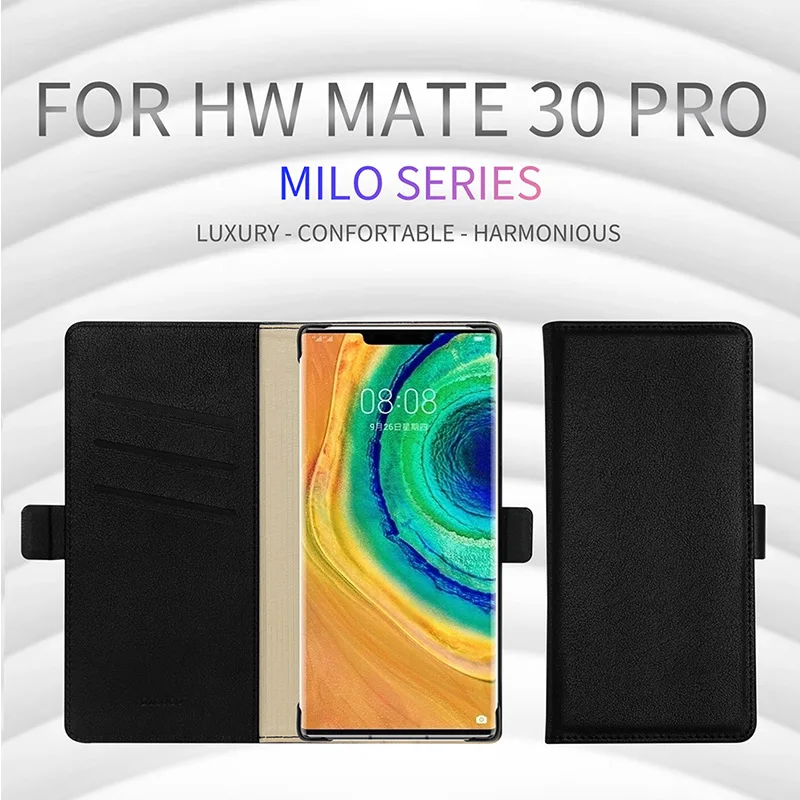 Роскошный кожаный чехол для телефона в деловом стиле для huawei mate 30 20 Pro, Стильный чехол ручной работы с отделениями для карт, откидной Чехол-книжка для P30 Pro Lite