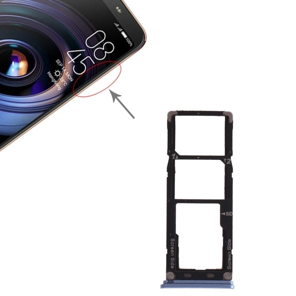 Для Tecno Camon X Pro лоток для sim-карт+ лоток для карт памяти Micro SD для Tecno Ca8 Сменные Запчасти для лотков для sim-карт