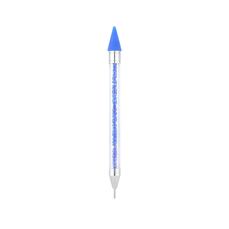 1 шт, ручки для дизайна ногтей, двухконцевые стразы, силиконовый карандаш, хрустальные бусины, кончики для ногтей, инструмент для украшения маникюра