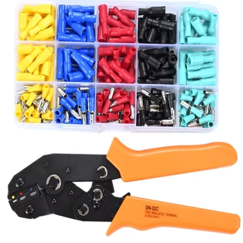 

Crimping Tool Terminal Crimper 02C Crimping Pliers Wire 0.5-1.5mm2 Hand Tool