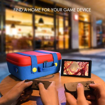 

Small Storage Bag Hard Shell EVA Carrying Game Entertainment Lightweight Case Set for Nintendo Switch NS Ornament