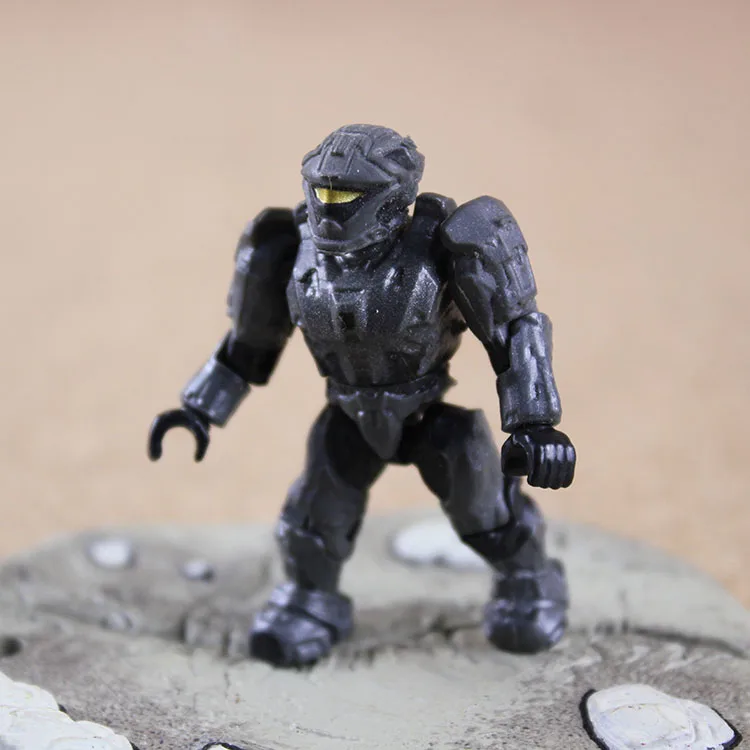 100~ 200 шт 5 см Halo Master John soilder фигурка Коллекционная кукла UNSC мультфильм дети жесткий ПВХ Спартанский замок шеф-эр модель игрушки