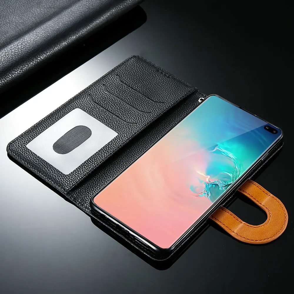 KISSCASE Leather Flip Case For Samsung A5 2017 Leather A7 2018 A8 2018 A9 2018 Cover 2