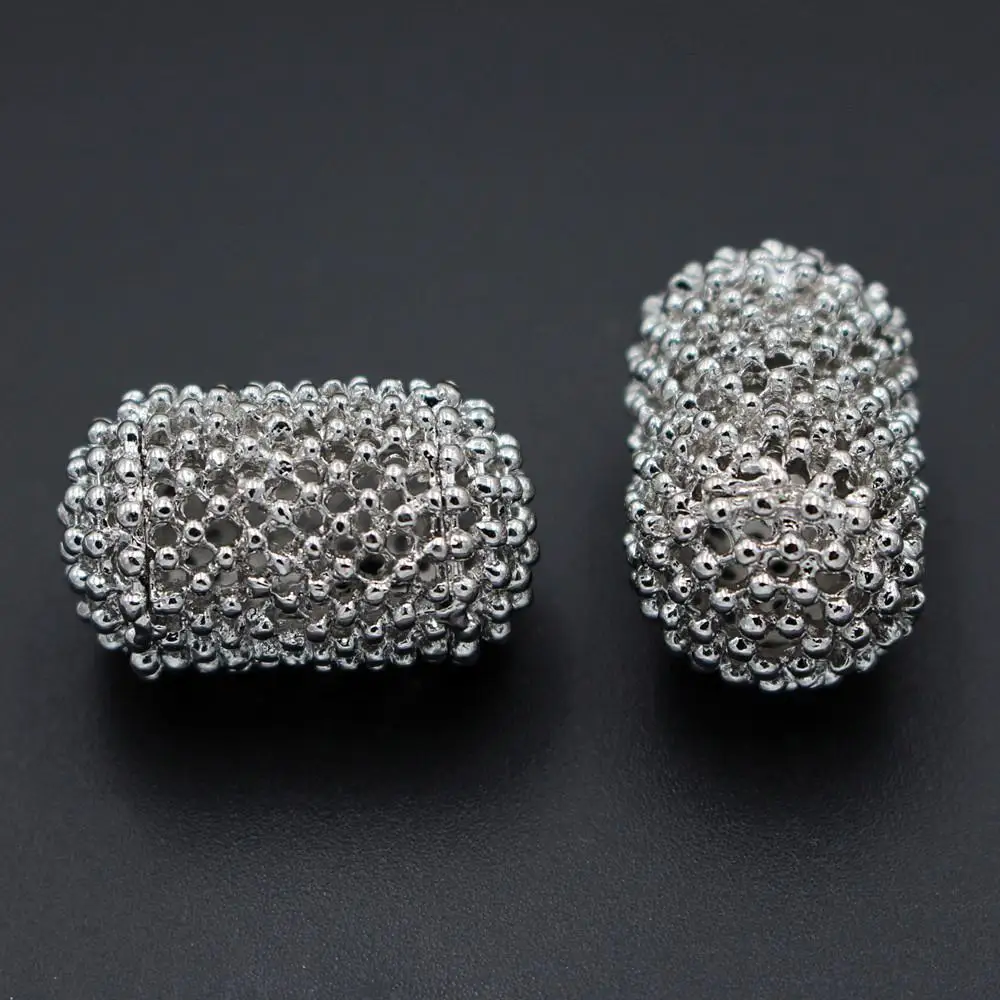 

10pcs Nigerian Metal Spacer Beads Hollow African Beads Charms Beading DIY Findings for Men Women Wedding Jewelry Set Designs