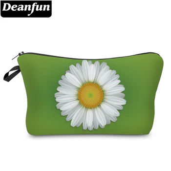 

Deanfun Small Makeup Bags Women Cosmetic Bag Fashion Daisy Printing Toiletry Cosmetics Travel Pouchs 52363