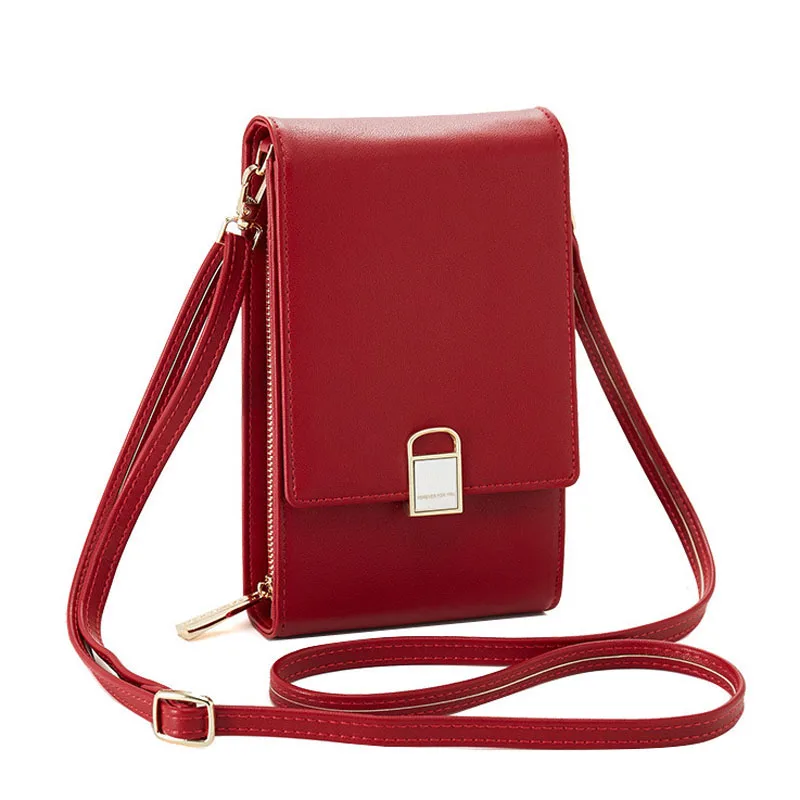 

New Womens Handbags Pu Leather Shoulder Bags Ladies Hand bags Large Capacity Messenger Bag Phone Pocket Crossbody Bags for Women