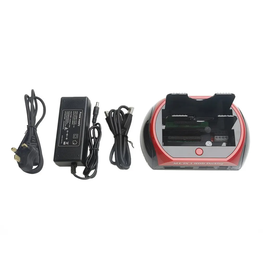 

USB 3.0 IDE SATA Dual All In 1 2.5 3.5 inch Hdd Docking Station Hard Disk Drive SD/TF Reader External Box Enclosure