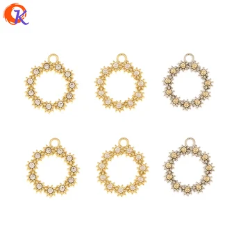 

Cordial Design 50Pcs 20*22MM Jewelry Accessories/Earrings Connectors/Loop Shape/DIY Making/Charms/Hand Made/Earring Findings