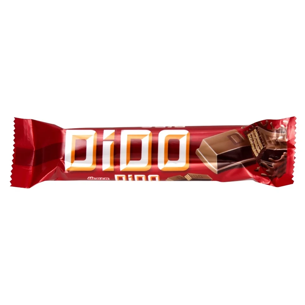 Cadre gaufrette recouvert de chocolat au lait ULKER Dido 35 Gr * 24 pièces