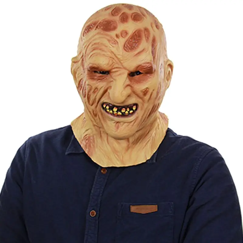 Взрослая страшная латексная маска для лица Rotface Зомби костюм на Хэллоуин Вечерние Маски M6CE