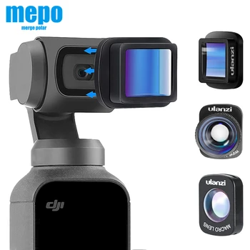 

Ulanzi Magnetic 4K HD Large Wide-Angle Lens 1.33X Anamorphic Lens for DJI Osmo Pocket 2 1 Filmmaking Lens HD GimbalAccessories