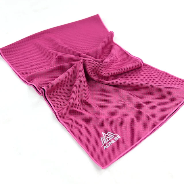 AONIJIE Portable Quick-Drying Towels Ultralight Outdoor Absorbing Water Quick Dry Bath Travel Gym Swiming Running Towel 30x100cm - Цвет: rose