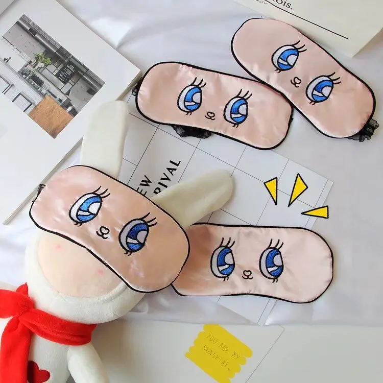 

Wego Rabbit Imitated Silk Fabric Eyeshade Sleep Eye Patch Lunch Break Breathable Eye Patch