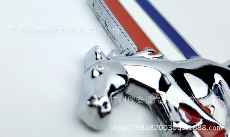 Ford Mustang логотип автомобиля Mondeo лиса карнавал Mustang Fender стикер s модифицированный металлический стикер