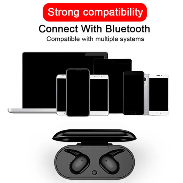 TWS Bluetooth 5,0 наушники беспроводные с сенсорным управлением стерео наушники-вкладыши шумоподавление Гарнитура JR сделки