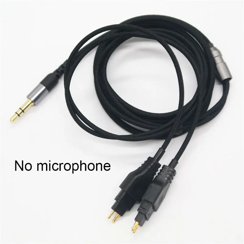 Hi OFC With Mic Remote Headphone Cable For Sennheiser HD595 HD598 HD558 HD518 Headset LN004963