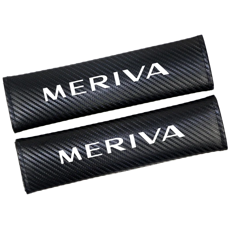 2PCS/lot Fashion Car Seatbelt Shoulder Pad for Opel Meriva Car Accessories Seat Belt Covers