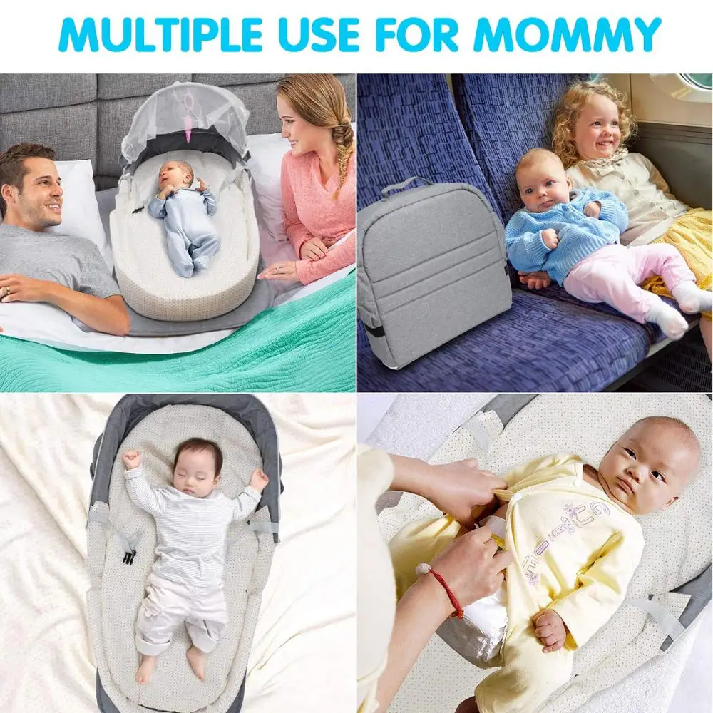 Baby Crib Travel Infant Multifunction Bed Portable Newborn Cot Sleep Nest Pod-69 