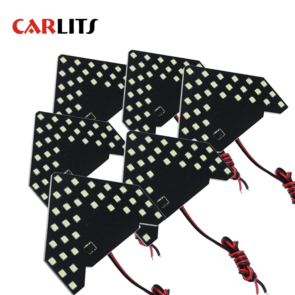 CARLITS, 6 шт., 33 SMD светодиодный индикатор со стрелкой, желтый, зеленый, красный, синий, для автомобиля, зеркало заднего вида, указатель поворота, светильник для парковки, CJ