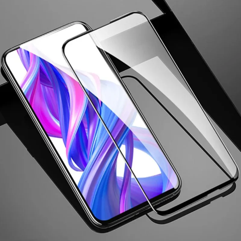 

2Pcs For Honor 9X Pro 9C 10lite 10 10i Screen Protector Protective Glass on for Huawei honor 9 light 8S 8A Full Cover Glass Film