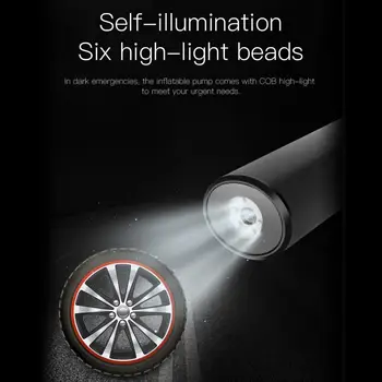 

Portable LCD Display LED Light Car Tire Electric Inflatable Air Pump Inflator Automobile Electric Accessories