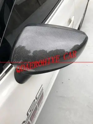 Углеродное волокно заменить боковое зеркало крышки хромированные двери зеркало крышка Высокое качество ABS автомобиль Стайлинг для мазда3 Axela