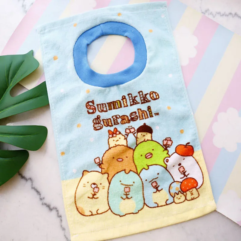 DALEMOXU Cartoon Baby Bib Cotton Towel Material Kids' Things Soft Toddler Spit Milk Eating Burp Cloth Apron For Children 0-3Year