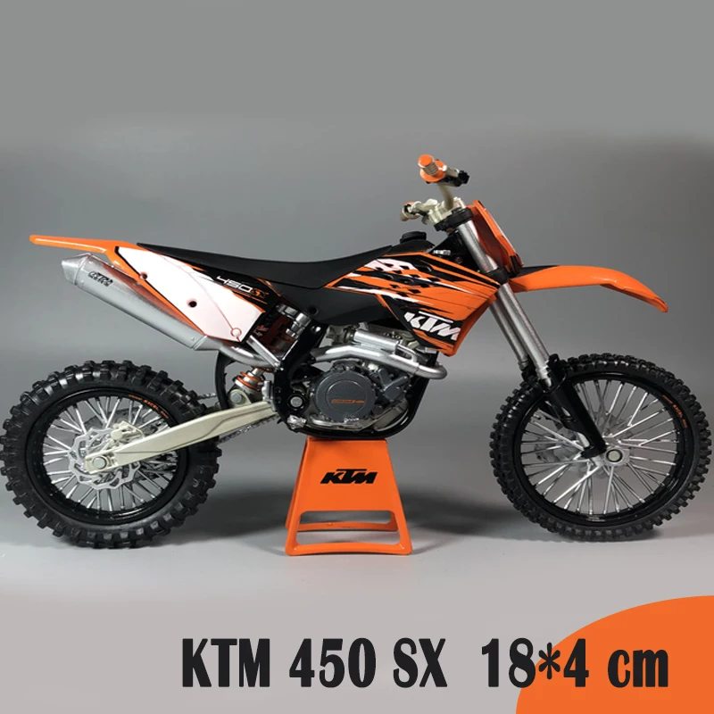 Оригинальная Заводская колесница KTM 1/12 Dakar, модель внедорожного мотоцикла 450, Детский Рождественский подарок - Цвет: KTM 450 SX