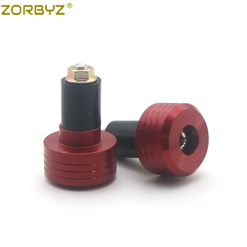 ZORBYZ универсальный мотоцикл 7/" 22 мм алюминиевая ручка акустическая система Торцевая заглушка для Honda Yamaha Suzuki