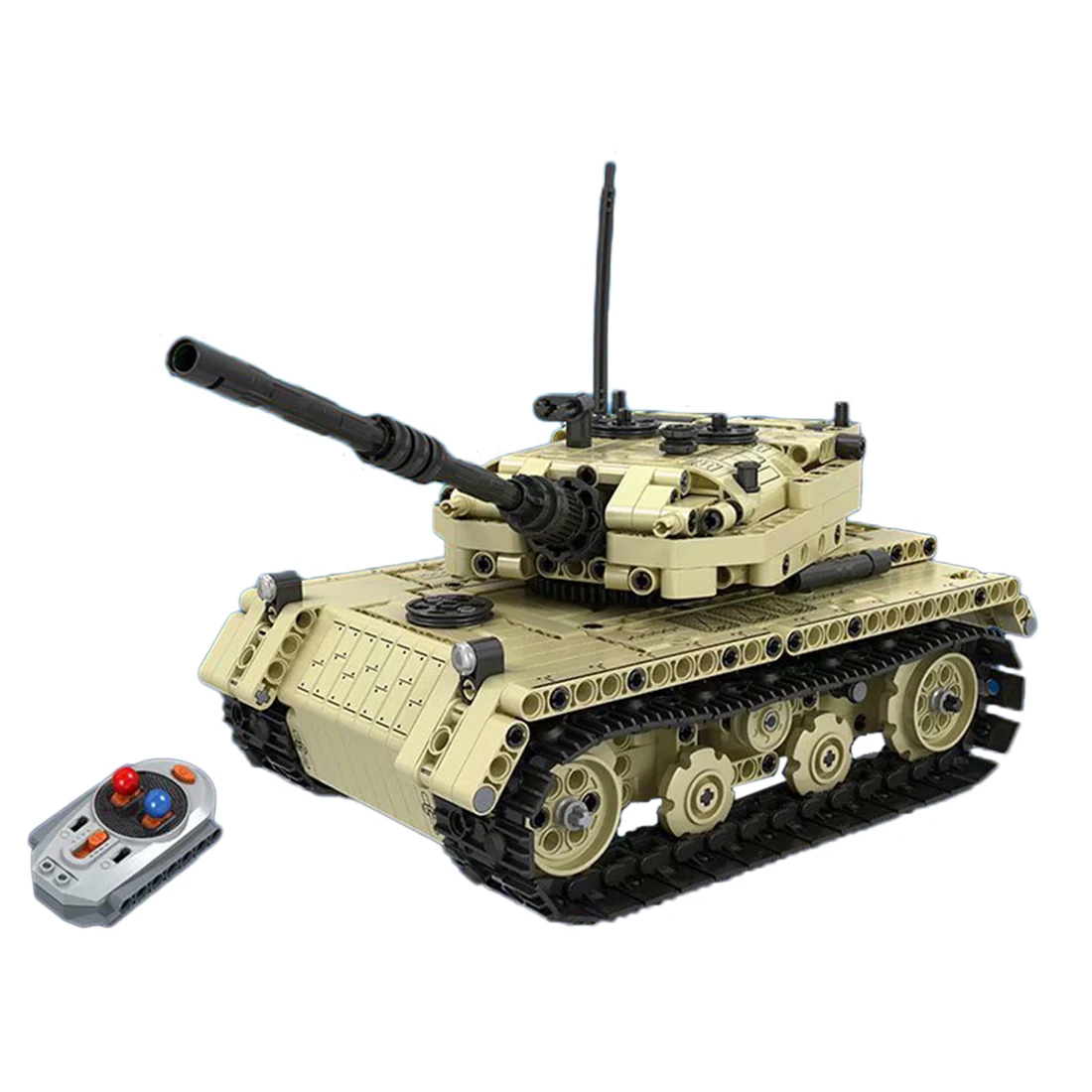 

759Pcs DIY Building Block RC Tank Construction Model
