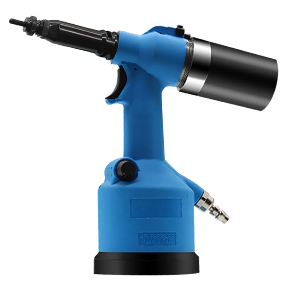 

Automatic Rivet Nut Pneumatic Riveter Pneumatic Hydraulic Pull Cap Gun Automatic Rivet Nut Gun Air Tools With 7pcs Riveted Head
