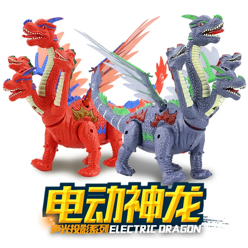 

Large Size Toy Overlord Electric Lay Eggs Walk with Wing of Dinosaur Dragon Plastic Animal Children Have Set