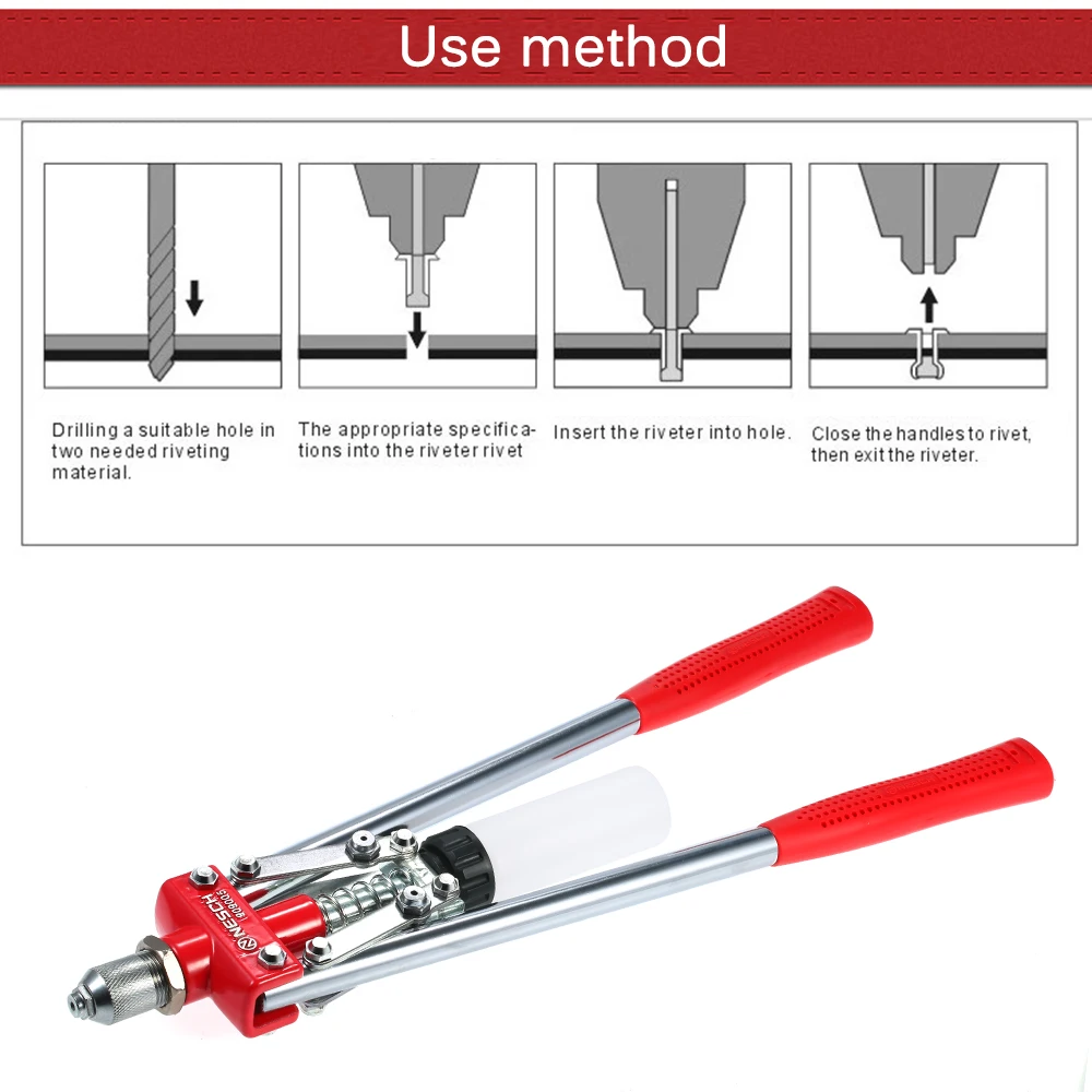 Двухручный 18 "ручной заклепочник пистолет экономящий ручной Клепальщик промышленный Клепальный Инструмент ручной инструмент