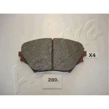 Комплект тормозных колодок, дисковый тормоз ASHIKA 50-02-280